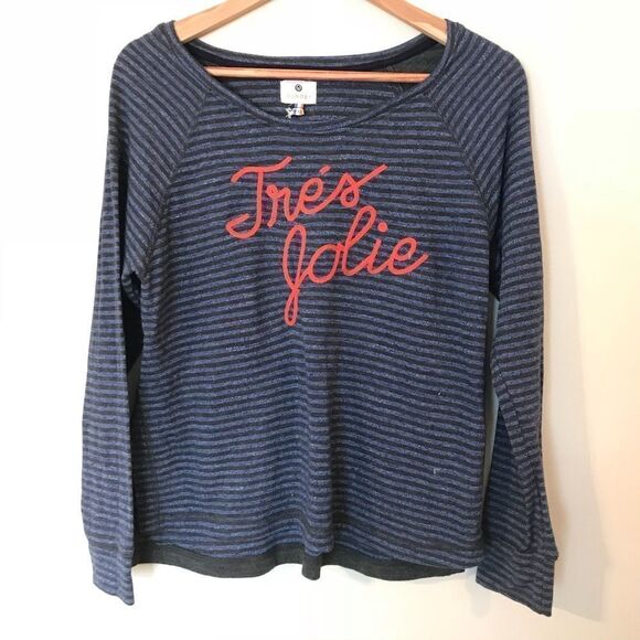 Sundry Sz 1 Tres Jolie Open side Top stripe long - Picture 5 of 8